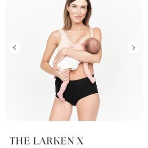 The Larken X Nursing Bra - Black